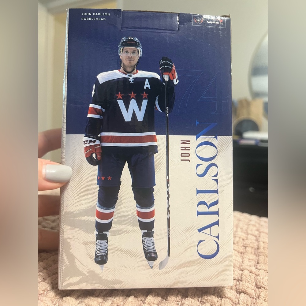 New John Carlson Capitals Bobblehead